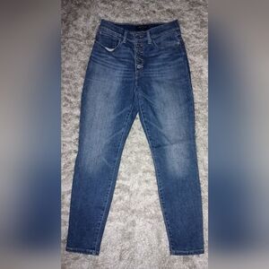 Lucky Brand High-Rise Skinny Bridgette jeans!